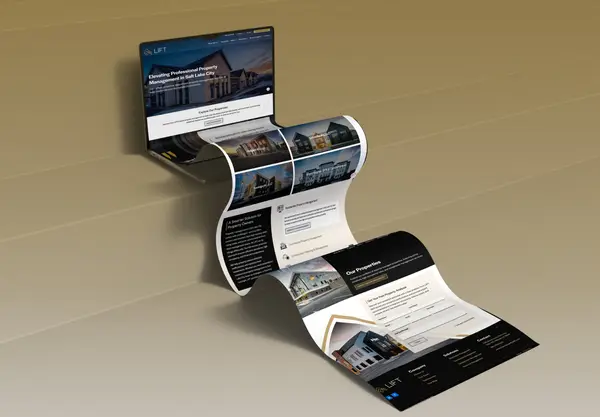 Website designed for Lift Property Management