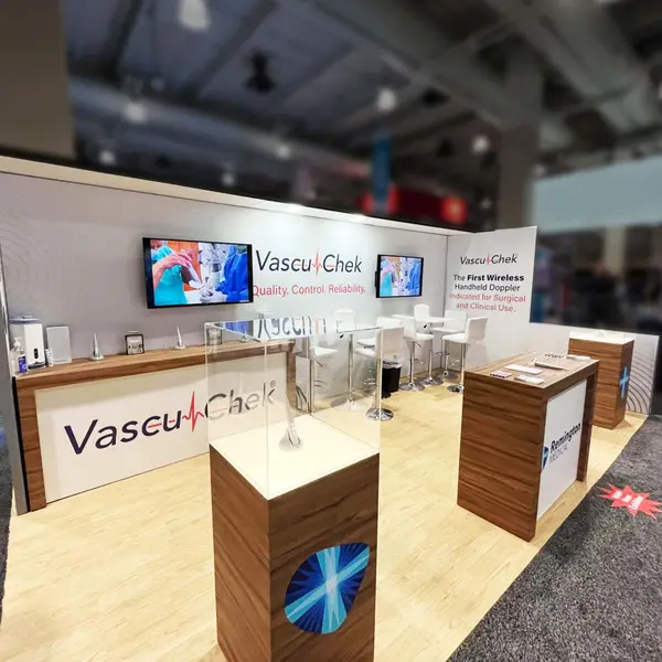 Trade show booth for VascuChek