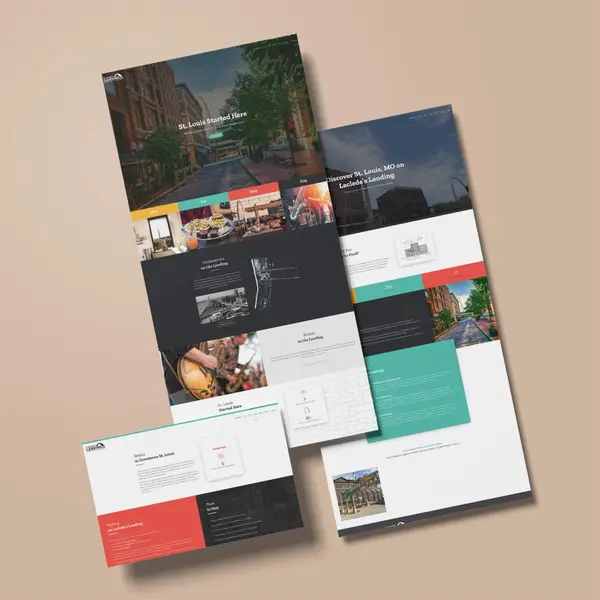 Website designed for Laclede's Landing