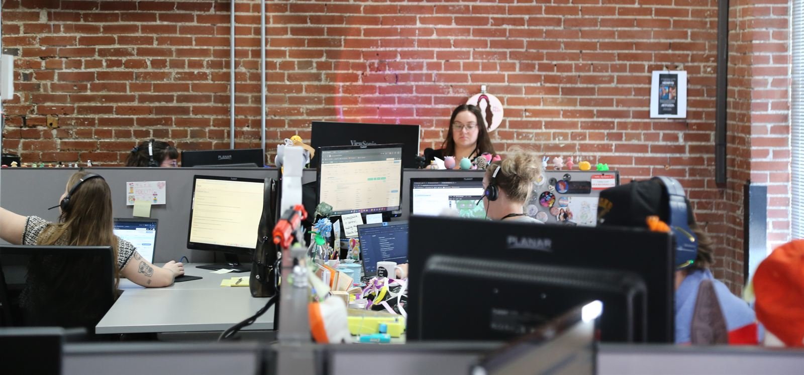 The Abstrakt sales team at work