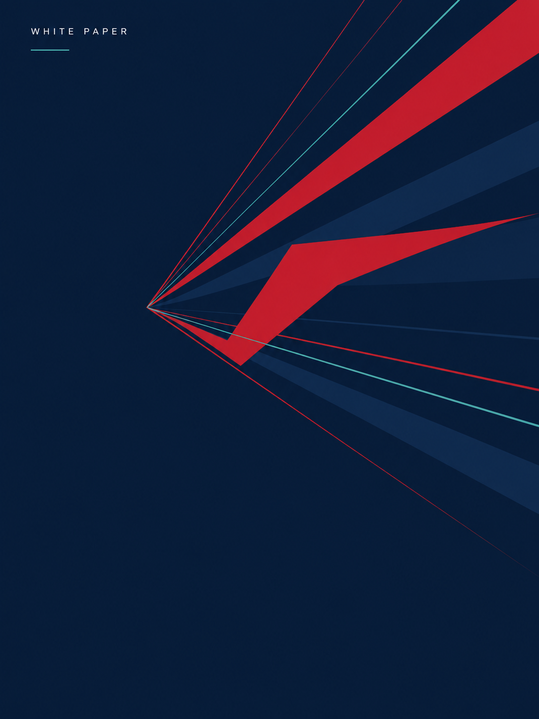 Abstrakt white paper cover — The 2026 Growth Playbook for Advertising & Marketing Agencies Companies