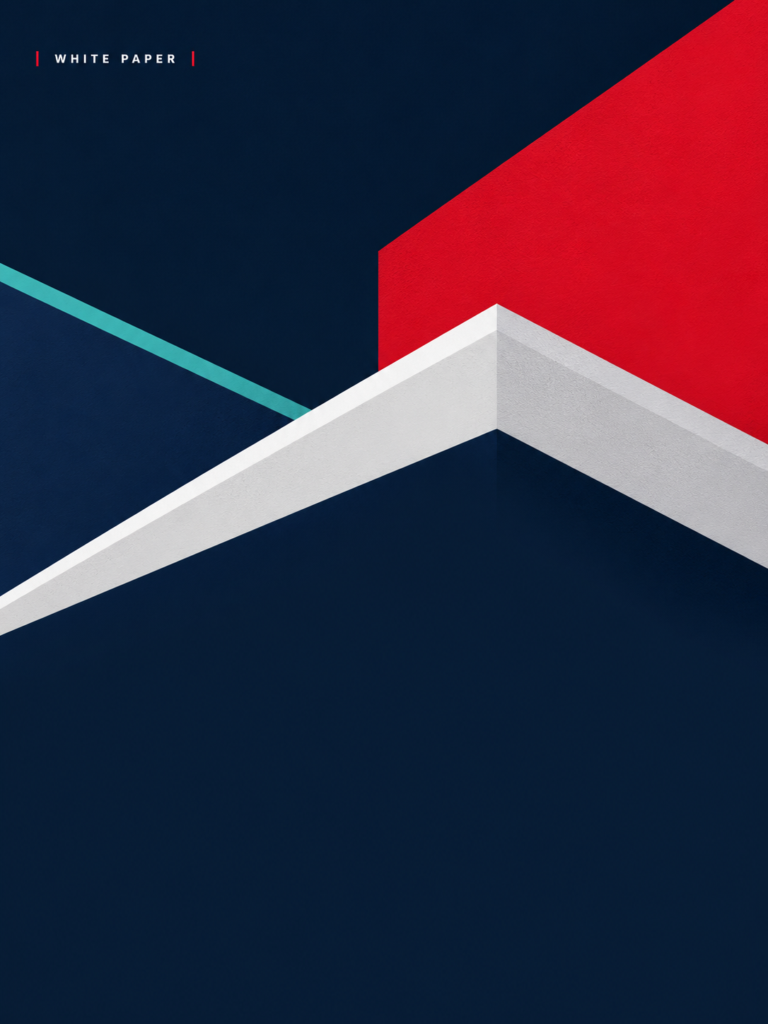 Abstrakt white paper cover — The 2026 Growth Playbook for Commercial Painting Companies