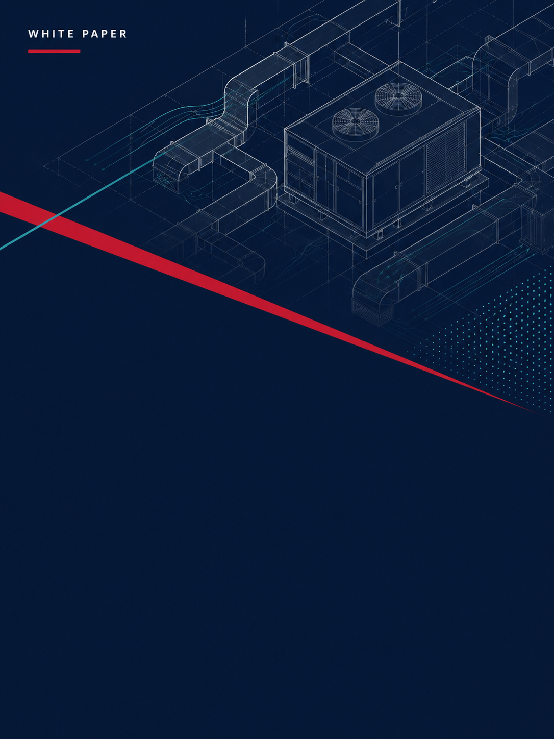 Abstrakt white paper cover — How to Generate More Pipeline in the HVAC & Mechanical Industry