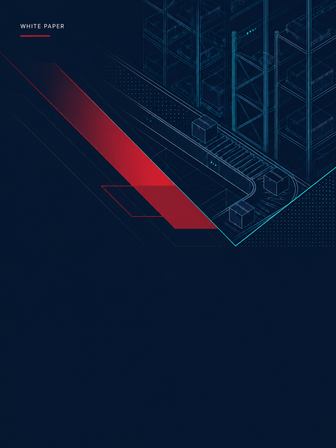 Abstrakt white paper cover — The 2026 Growth Playbook for Material Handling Companies